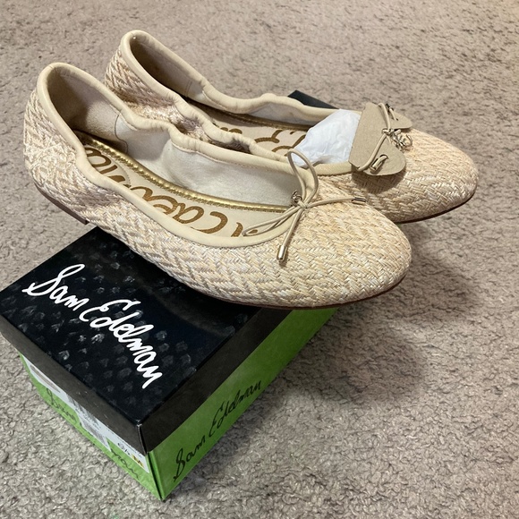 Sam Edelman Felicia “Sand Weave” Flats - Picture 1 of 4